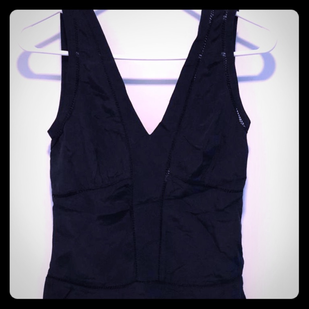 Black party top